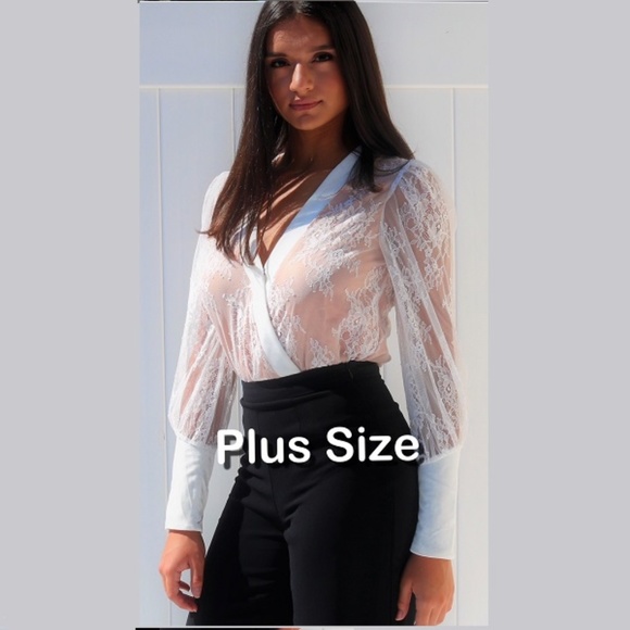 Tops - LACE BODYSUIT